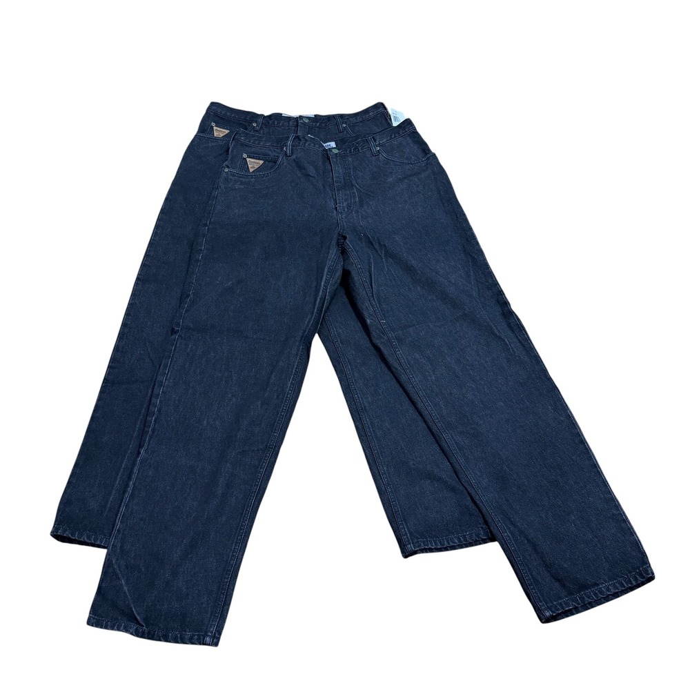 Lot‎ of 2 OshKosh B'Gosh Mens Loose Fit Jeans Black Denim 40x34 NWT 466-1232